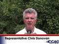 Chris Donovan at CCAG BBQ