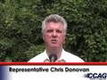 Chris Donovan at CCAG BBQ
