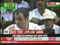 omar abdullah for the confidence motion lok sabha 2008