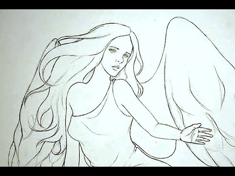 CĂMO DIBUJAR UN ĂNGEL CON ARTEDIVIERTE/ HOW TO DRAW AN ANGEL WITH ARTEDIVIERTE