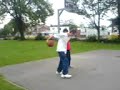 kris and bradz ball in face