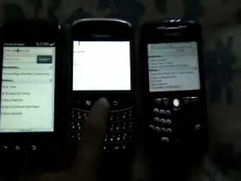 BerryReporter: Verizon Storm vs AT&T Bold vs T Mobile Curve 8320 YouTube Preview Image