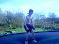 my first attempt at trampdecking/tramp boarding wtva u call it im pretty shit but hey cya tramp and destroy