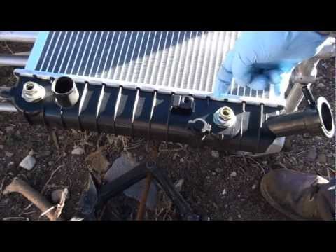 Rays Fab Shop: How to install a radiator pontiac grand prix gtp