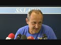 Conferenza Delio Rossi Lazio - Atalanta Conferenza Delio Rossi Lazio - Atalanta