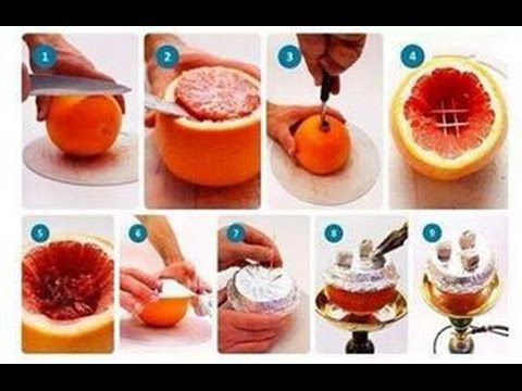Как сделать фруктовую чашу для кальяна грейпфрут Как сделать фруктовую чашу для кальяна грейпфрут