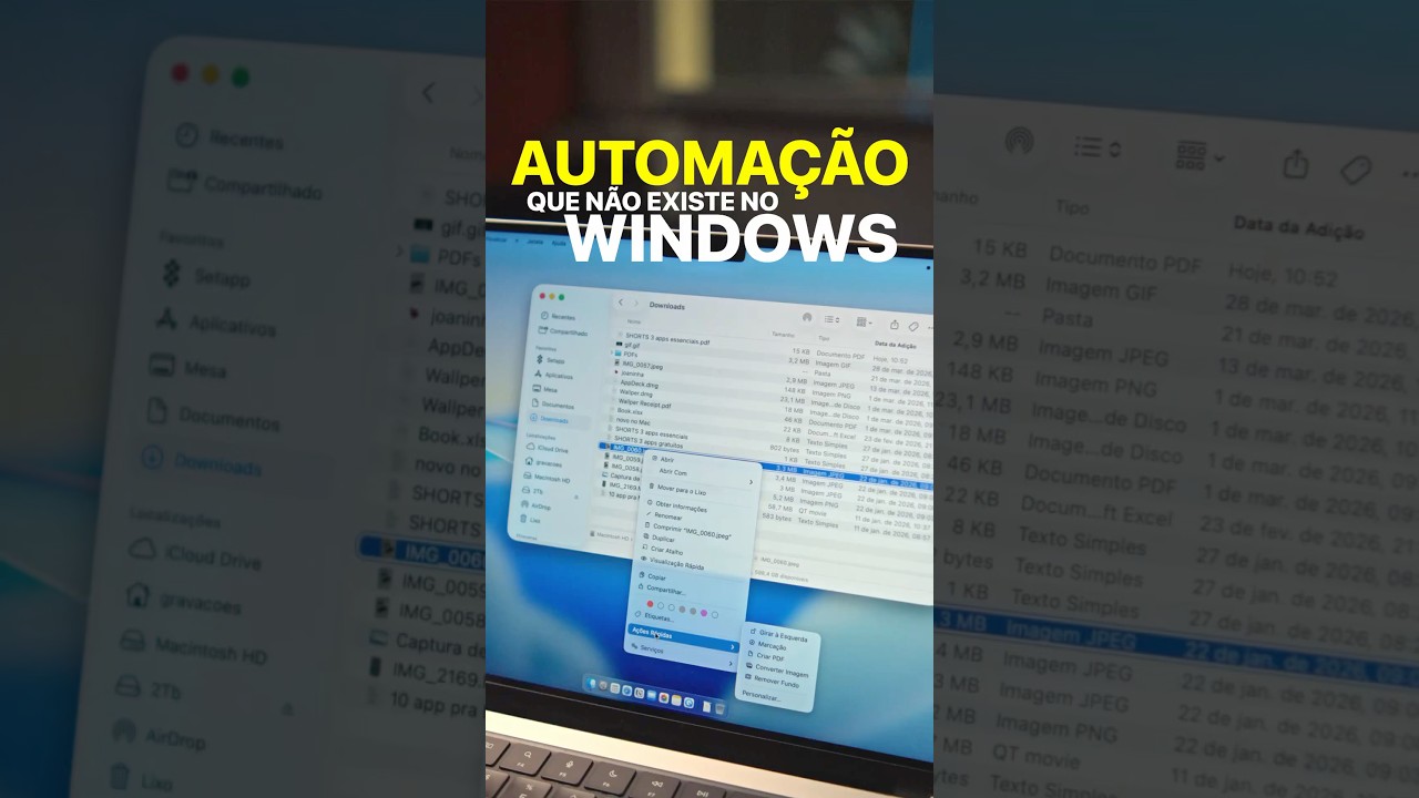 A função que faz Windows users chorar de inveja do Mac #mac #shorts
