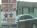 Saw levee break? sign