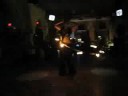 Carrin Hoops, fire hooping at The Tri-Cult Devival