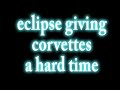 dsm eclipse giving a corvette a hard time