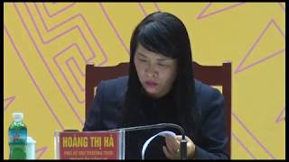 Thành uỷ giao ban công tác với Bí thư chi bộ - trưởng thôn, khu, trưởng ban công tác mặt trận các thôn, khu dân cư kỳ cuối năm 2017