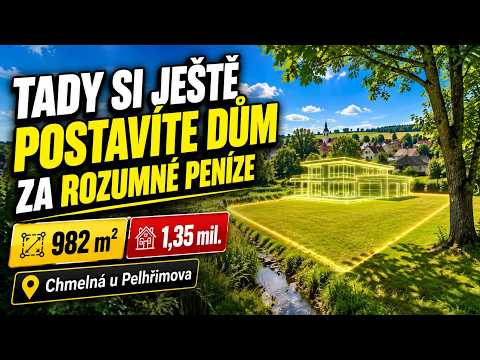 Video Stavební pozemek č.1 na RD v Chmelné, Nová Cerekev u Pelhřimova 