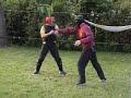 Sparring tegen gewapende tegenstander