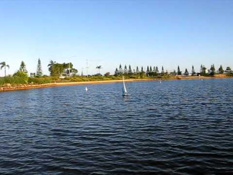 Watch RC Video: 'rc yacht sailing by LR. Qld'