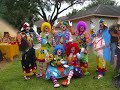 payaso narizotas de houston texas y su show de payasos
