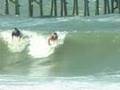 SURFING FLAGLER PIER SHORE BREAK MAY 14,2007