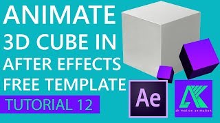 How to Animate 3D Cube in After Effects, , Adobe After Effects Tutorials