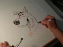 how to draw scooby doo