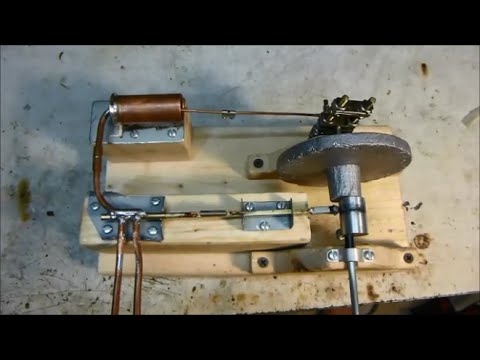 diy steam engine - My first steam engine works! Was built with parts found in my junk bin from things I took apart and things you can buy at a hardware store. It took me two da...