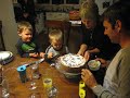 Bjorn serves cake