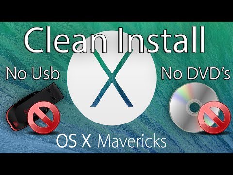 how to install os x mavericks from a usb
