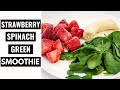 Strawberry Banana Spinach Smoothie For Weight Loss