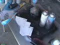 Spray Paint Art Space Painting LIVE
