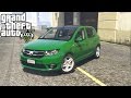 Dacia Sandero 2014 для GTA 5 видео 2