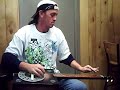 marty playin a riff he saw on folk of the woods