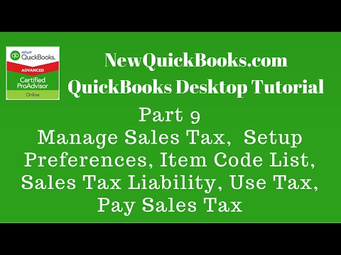 how to accrue use tax in quickbooks