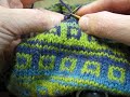 Continental Knitting Demo Continental Knitting Demo