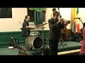 peter davis - keys, clarinet, vocal;
peter ecklund - trumpet; sam zucchini - drums; mike del prete - bass; don young - guitar;
