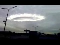 Mystery UFO halo in clouds over Moscow?  Oct 7  2009