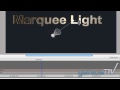 Marquee title tool Lights with Avid Media Composer