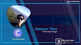 Jeremy Peh - Markeing Manager - Consentium at Blockchain Life 2019