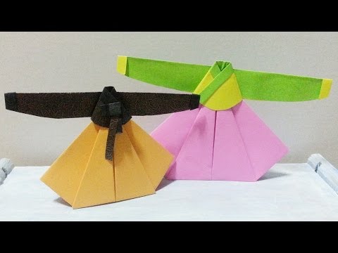 hanbok paper doll