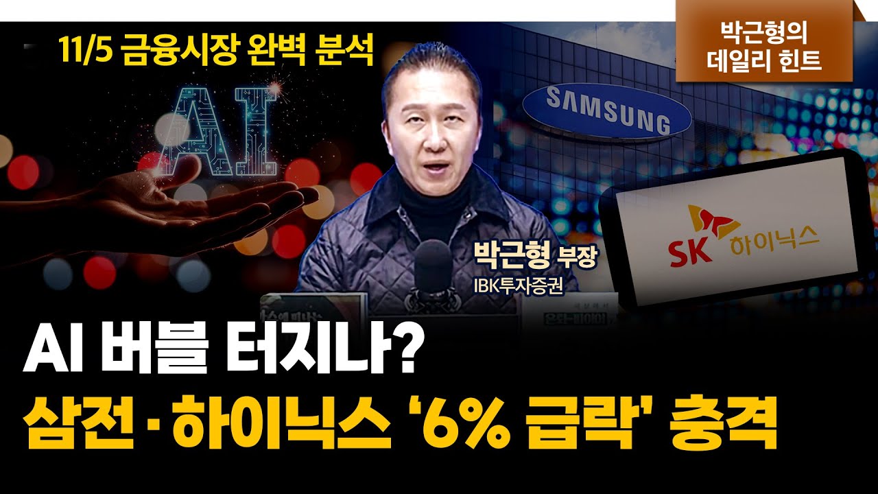 “외국인 4조 매도! 코스피 패닉… 진짜 하락장의 시작인가” | IBK투자증권 박근형 부장 [데일리힌트]