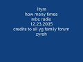 1TYM. How Many Times