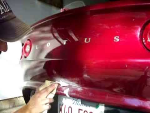 Lotus Elise: Fixing rear body damage
