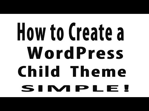 how to child theme wordpress