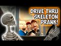 Drive Thru Skeleton Driver Prank - YouTube