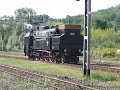 464.001 przeje?d?a przez Such? Beskidzk? - Parowozjada 2008