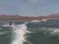 Erica wakeboarding/waterskiing
