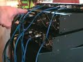 How to plug a 2 way active PA system togeather.KAM Vortex.