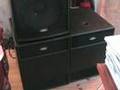 How to plug a 2 way active PA system togeather.KAM Vortex.