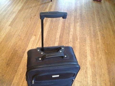 how to repair luggage handle