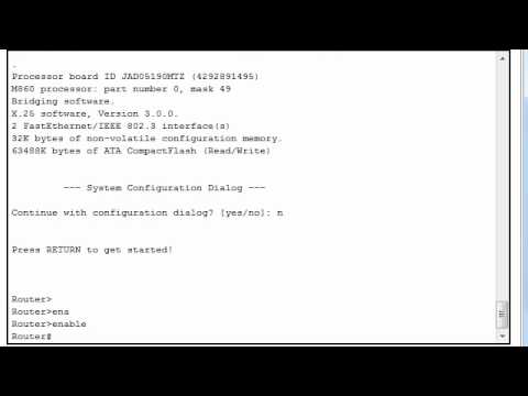 how to break cisco router password