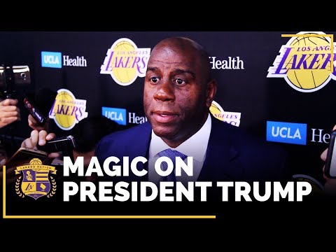 Video: Magic Johnson On President Trump's Comments