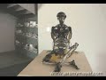 Woman made from typewriter parts Woman made from typewriter parts