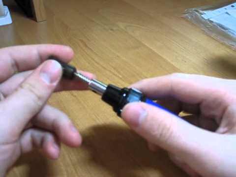 how to fill butane soldering iron